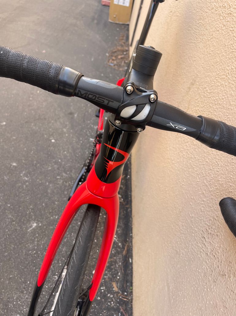 Used Pinarello Prince Disk Ultegra Di2 Bike 2021 2021 Road & Gravel, Red — image 5 of 6