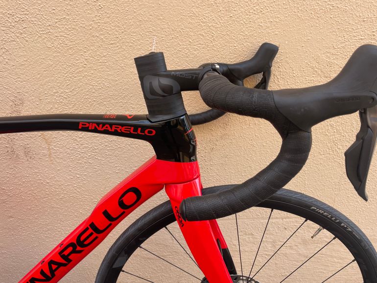 Used Pinarello Prince Disk Ultegra Di2 Bike 2021 2021 Road & Gravel, Red — image 4 of 6