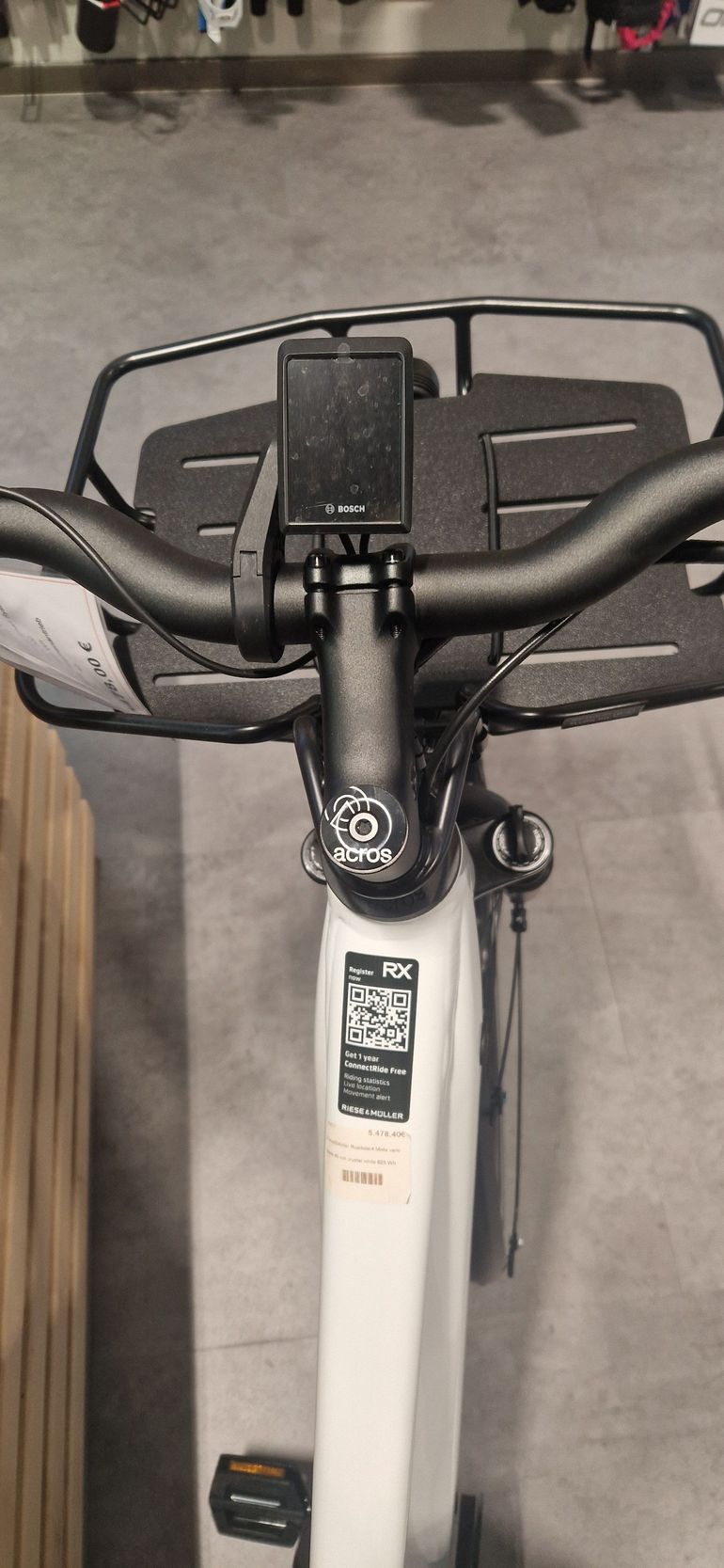 Used Riese & Müller Roadster Mixte vario 2024 2024 Urban, White — image 3 of 6