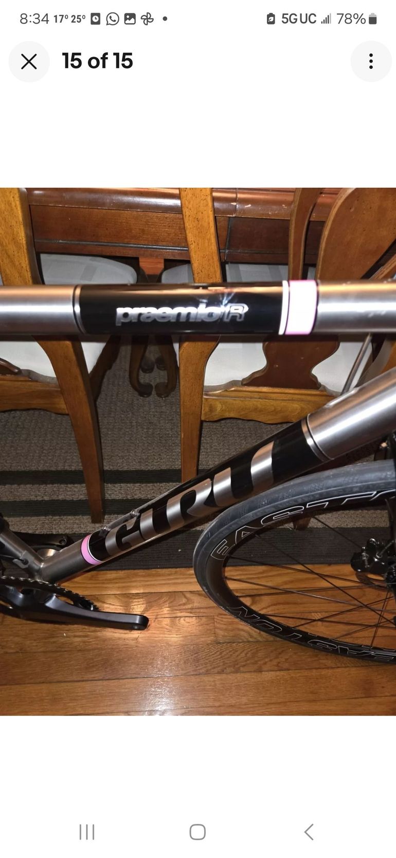Used Guru Praemio R 2015 Road & Gravel, White — image 2 of 14