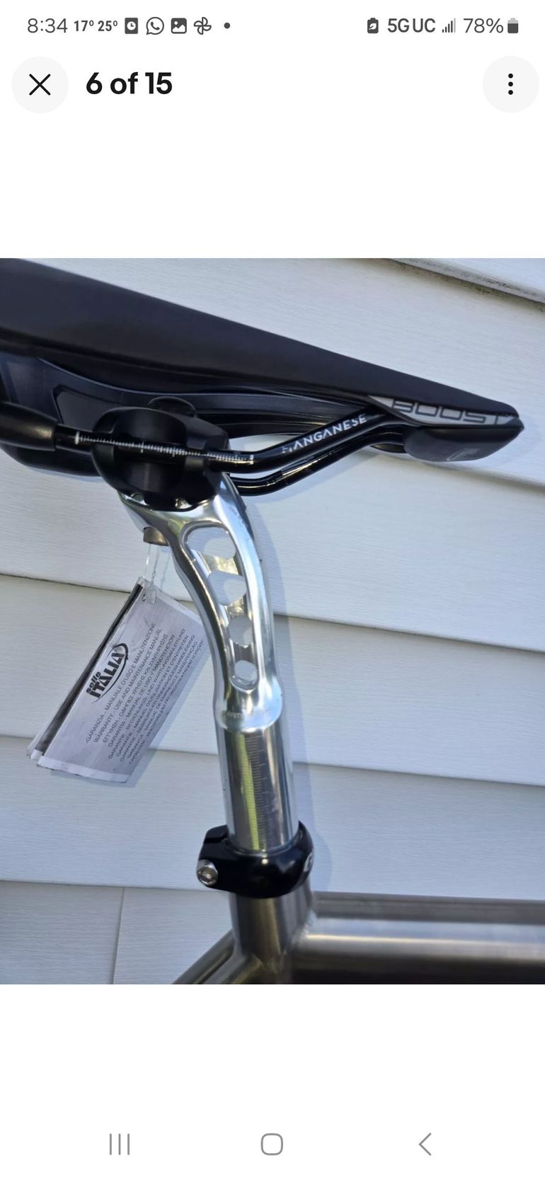 Used Guru Praemio R 2015 Road & Gravel, White — image 12 of 14