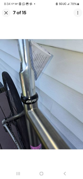 Used Guru Praemio R 2015 Road & Gravel, White — image 11 of 14