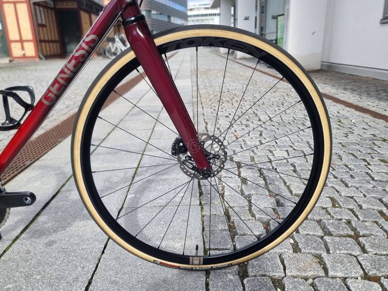 Used Genesis Volare Disc 853 Frameset 2022 Road & Gravel, Red — image 3 of 5