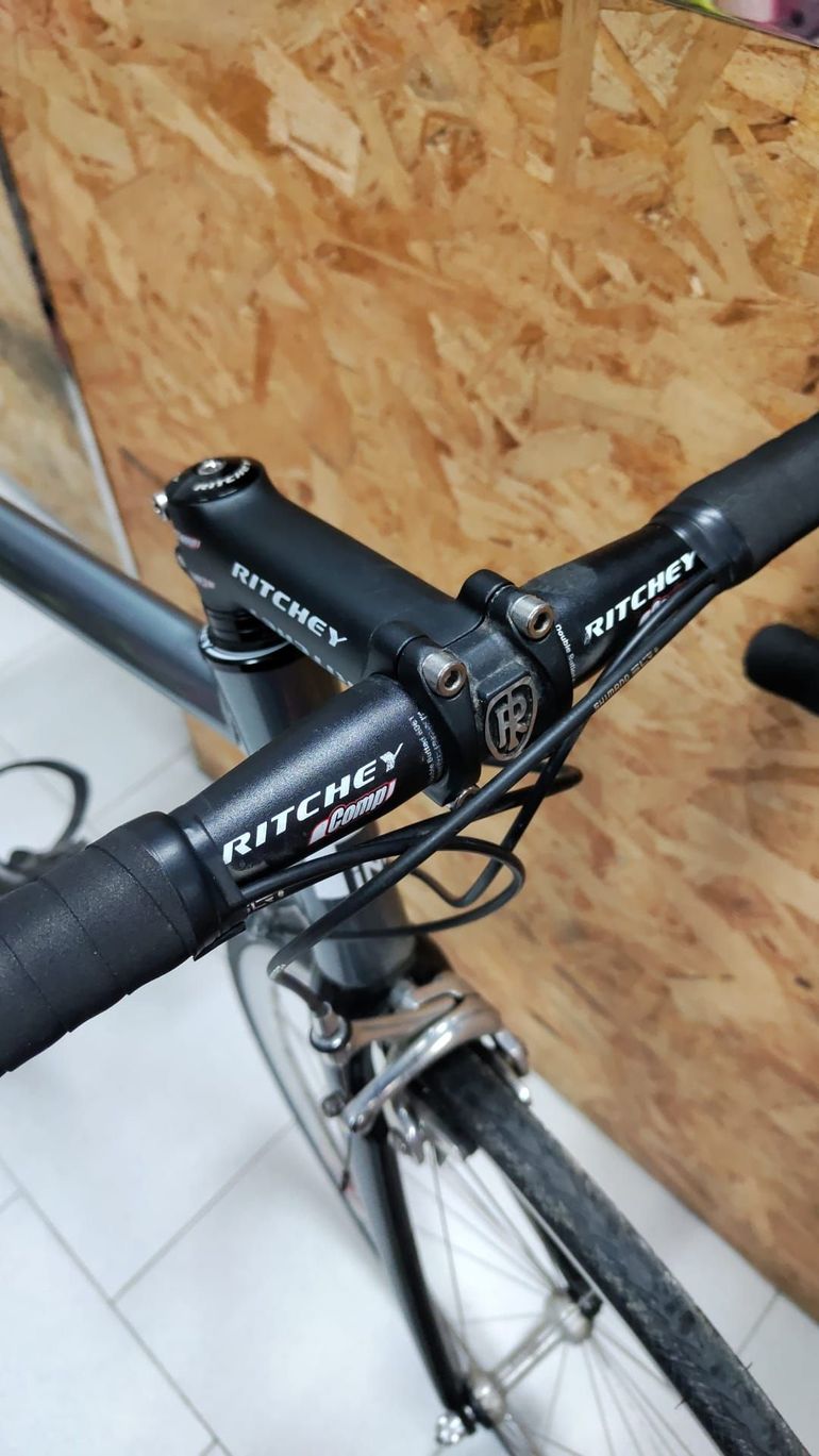 Used Francesco Moser BICI DA CORSA MOSER MISURA 56CM USATO 2000 Road & Gravel, Black — image 10 of 11