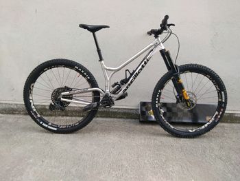 Used Production Privée Ancillotti Scarab Evo 29 2021 Mountainbike, Light Gray — image 1 of 11