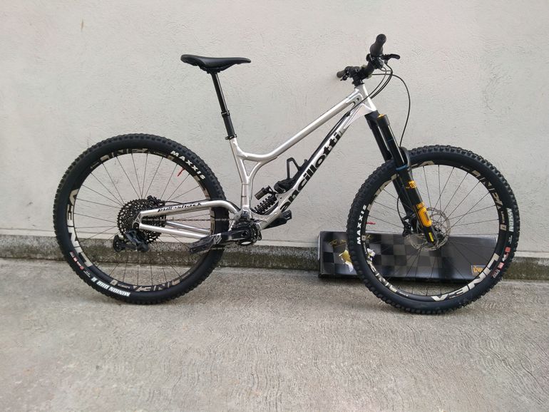 Used Production Privée Ancillotti Scarab Evo 29 2021 Mountainbike, Light Gray — image 1 of 11