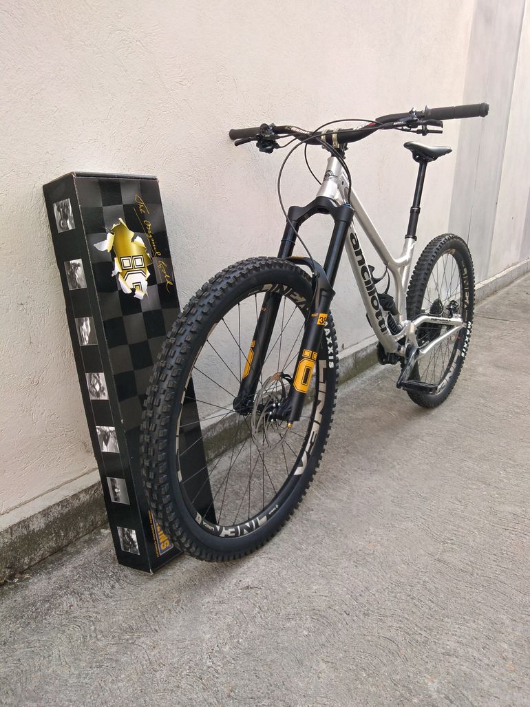 Used Production Privée Ancillotti Scarab Evo 29 2021 Mountainbike, Light Gray — image 6 of 11