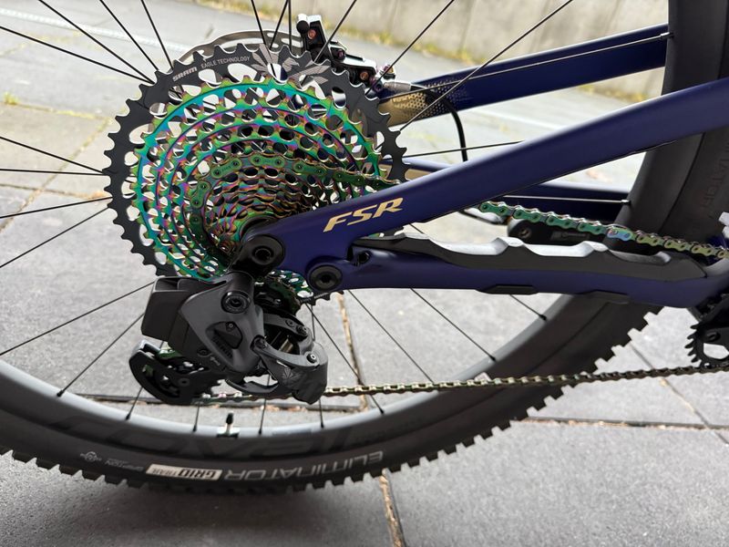 Used Specialized S-Works Turbo Levo SL Founder's Edition - Limited 2021 Mountainbike, Blue — image 2 of 13