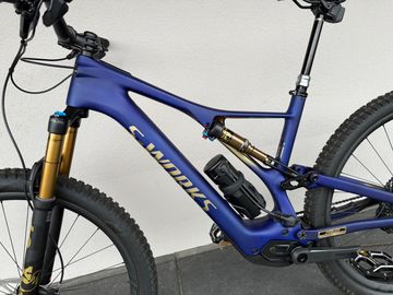 Used Specialized S-Works Turbo Levo SL Founder's Edition - Limited 2021 Mountainbike, Blue — image 11 of 13