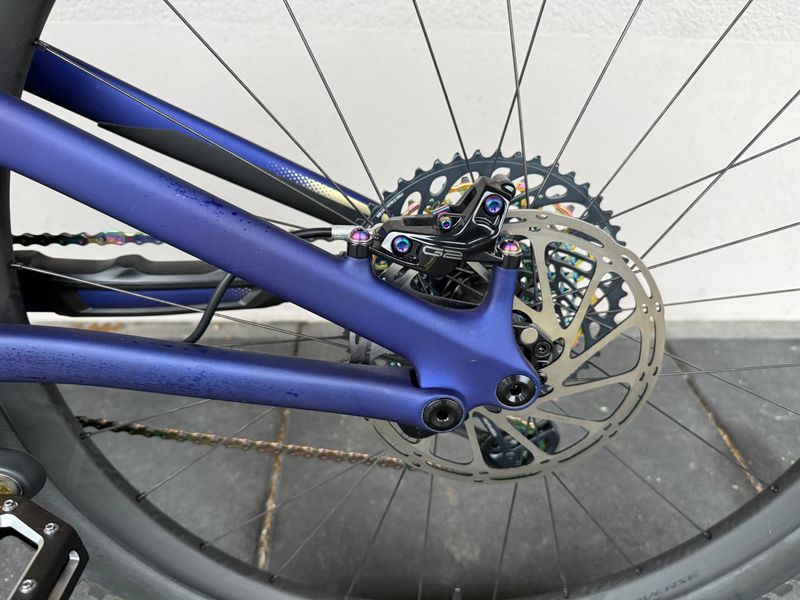 Used Specialized S-Works Turbo Levo SL Founder's Edition - Limited 2021 Mountainbike, Blue — image 5 of 13