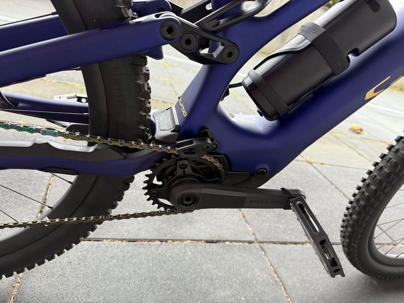 Used Specialized S-Works Turbo Levo SL Founder's Edition - Limited 2021 Mountainbike, Blue — image 9 of 13