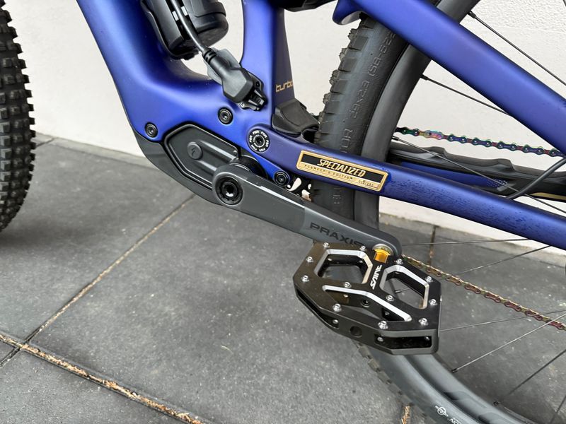 Used Specialized S-Works Turbo Levo SL Founder's Edition - Limited 2021 Mountainbike, Blue — image 3 of 13