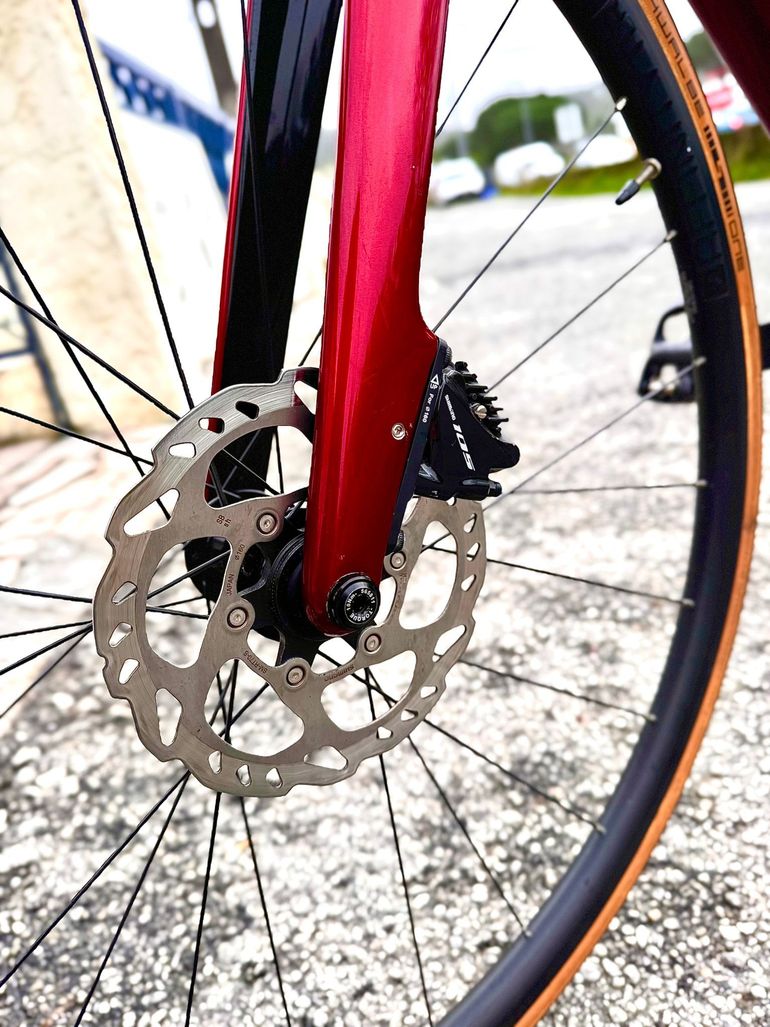 Used Trek Domane SL 5 2021 Road & Gravel, Red — image 7 of 10