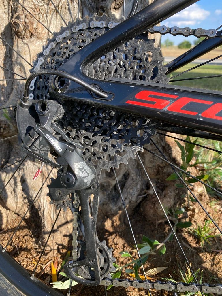 Used Scott Spark RC 900 2020 2020 Mountainbike, Naranja — image 6 of 12