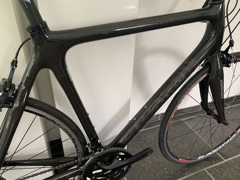 Storck Scenario CD 1.0 carbon Campagnolo Record Titanium 2007 Road & Gravel de segunda mano, Negro — imagen 6 de 16