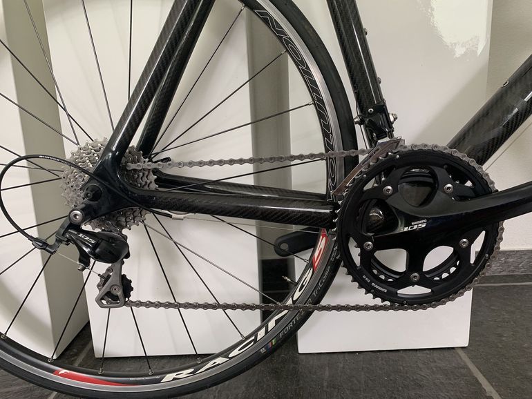Storck Scenario CD 1.0 carbon Campagnolo Record Titanium 2007 Road & Gravel de segunda mano, Negro — imagen 8 de 16