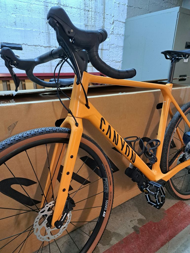Used Canyon Grizl CF SL 6 2023 2023 Road & Gravel, Orange — image 2 of 10