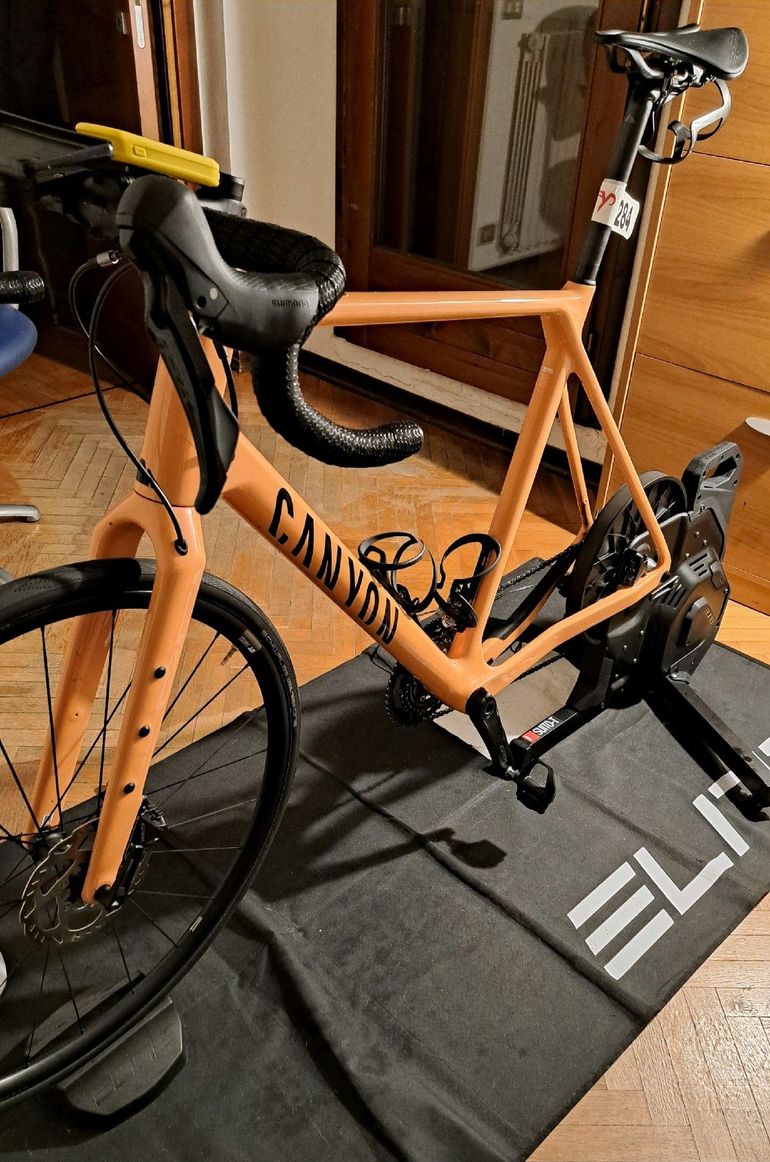 Used Canyon Grizl CF SL 6 2023 2023 Road & Gravel, Orange — image 6 of 10