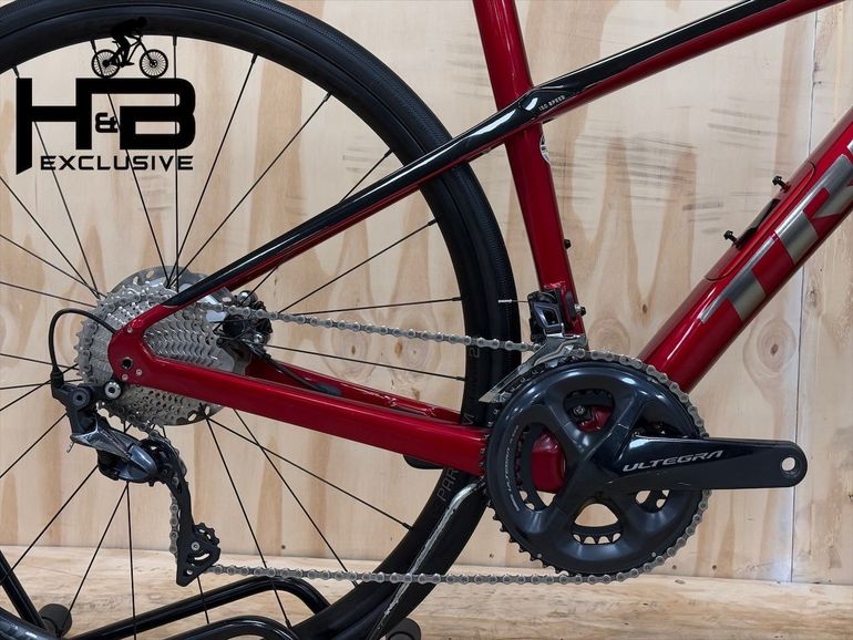 Used Trek Domane SL 6 Carbon Shimano Ultegra 2023 Road & Gravel, Red — image 3 of 13