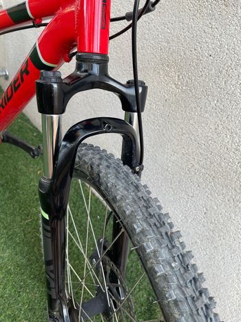 Used ROCKRIDER Kids' 24" 9-12 Years Mountain Bike ST 900 2024 2024 2024 Youth, Rot — image 3 of 6