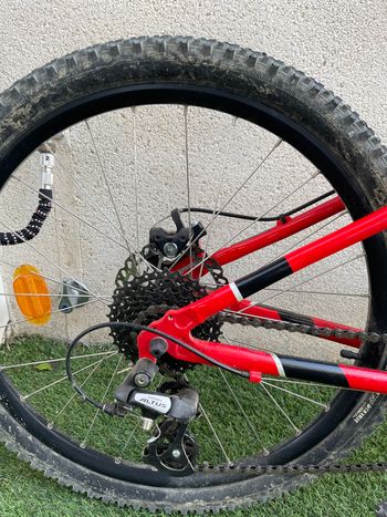 Used ROCKRIDER Kids' 24" 9-12 Years Mountain Bike ST 900 2024 2024 2024 Youth, Rot — image 5 of 6