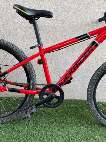 Used ROCKRIDER Kids' 24" 9-12 Years Mountain Bike ST 900 2024 2024 2024 Youth, Rot — image 4 of 6