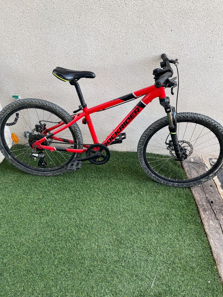 Used ROCKRIDER Kids' 24" 9-12 Years Mountain Bike ST 900 2024 2024 2024 Youth, Rot — image 1 of 6