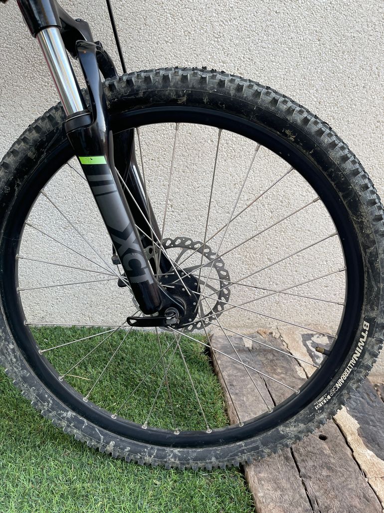 Used ROCKRIDER Kids' 24" 9-12 Years Mountain Bike ST 900 2024 2024 2024 Youth, Rot — image 6 of 6