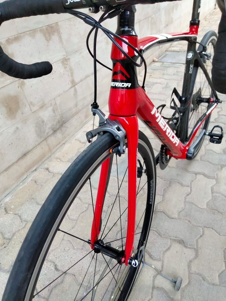 Used Merida RIDE 7000 2016 2016 Road & Gravel, Red — image 7 of 8