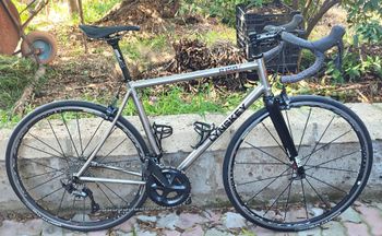 Used Lynskey Racing 150 Titanio - Peso 7, 8 Kg. senza pedali - Gruppo Shimano Ultegra R8000 - Ruote Fulcrum Racing 0 2019 Road & Gravel