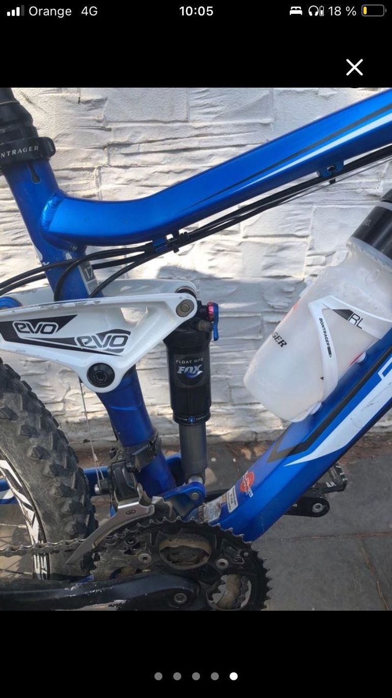 Used Trek Fuel EX 5 2012 2012 Mountainbike, Blue, 26 — image 4 of 5