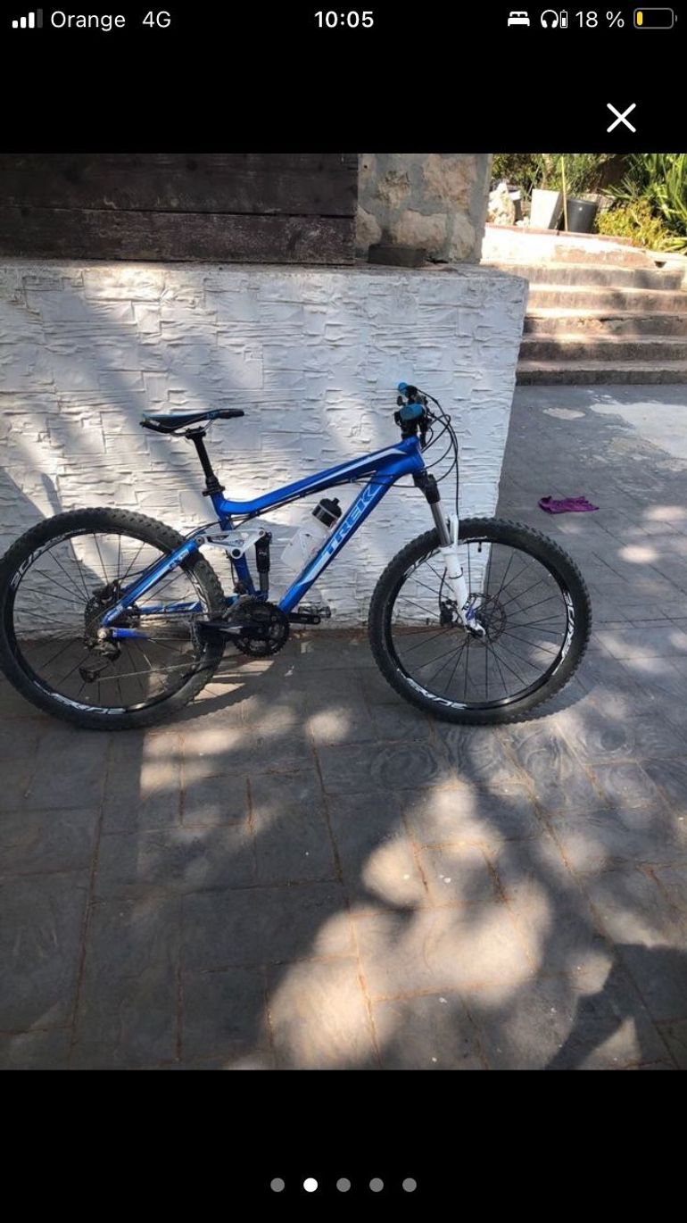 Used Trek Fuel EX 5 2012 2012 Mountainbike, Blue, 26 — image 2 of 5