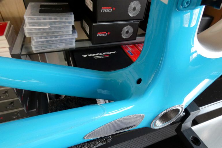 Used Pinarello Dogma F10 Disk Frameset 2020 2020 Road & Gravel, Blue — image 5 of 31