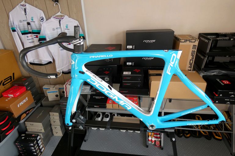 Used Pinarello Dogma F10 Disk Frameset 2020 2020 Road & Gravel, Blue — image 13 of 31
