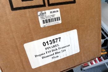 Used Pinarello Dogma F10 Disk Frameset 2020 2020 Road & Gravel, Blue — image 29 of 31