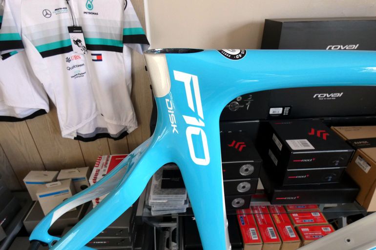 Used Pinarello Dogma F10 Disk Frameset 2020 2020 Road & Gravel, Blue — image 6 of 31