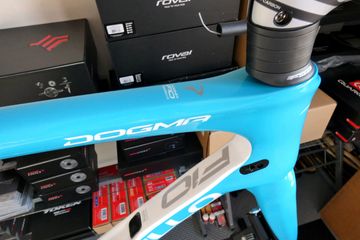 Used Pinarello Dogma F10 Disk Frameset 2020 2020 Road & Gravel, Blue — image 10 of 31