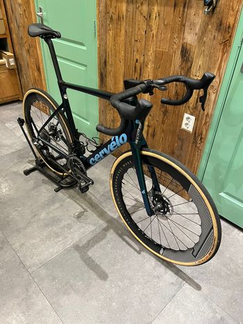 Used Cervélo Caledonia-5 Red AXS 2023 Road & Gravel, Green — image 2 of 3