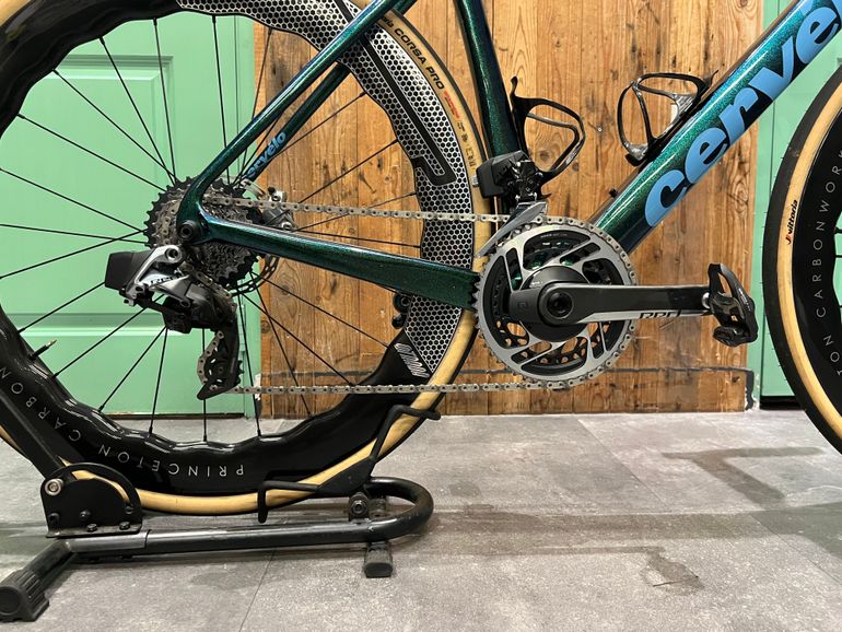 Used Cervélo Caledonia-5 Red AXS 2023 Road & Gravel, Green — image 3 of 3