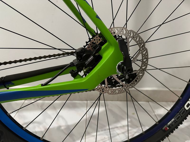 Used Haibike Greed 9.10 2017 Mountainbike, Green, 29 — image 8 of 9
