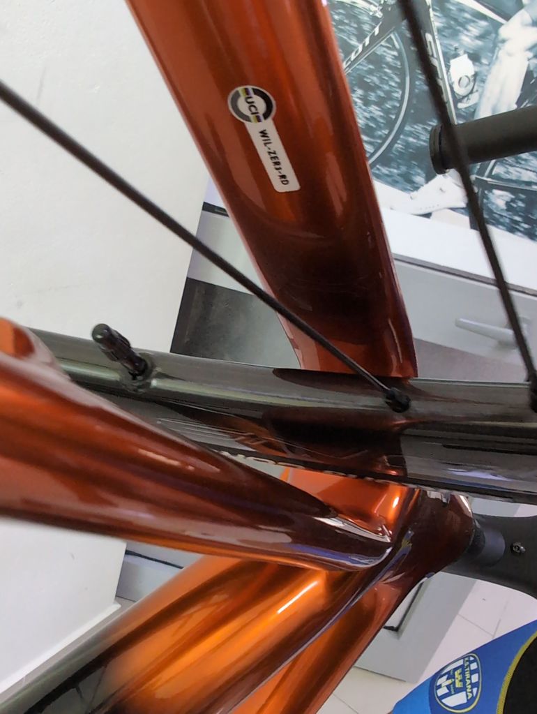 Used Wilier 0 SLR Frameset Frameset 2022 Road & Gravel, Orange — image 13 of 17