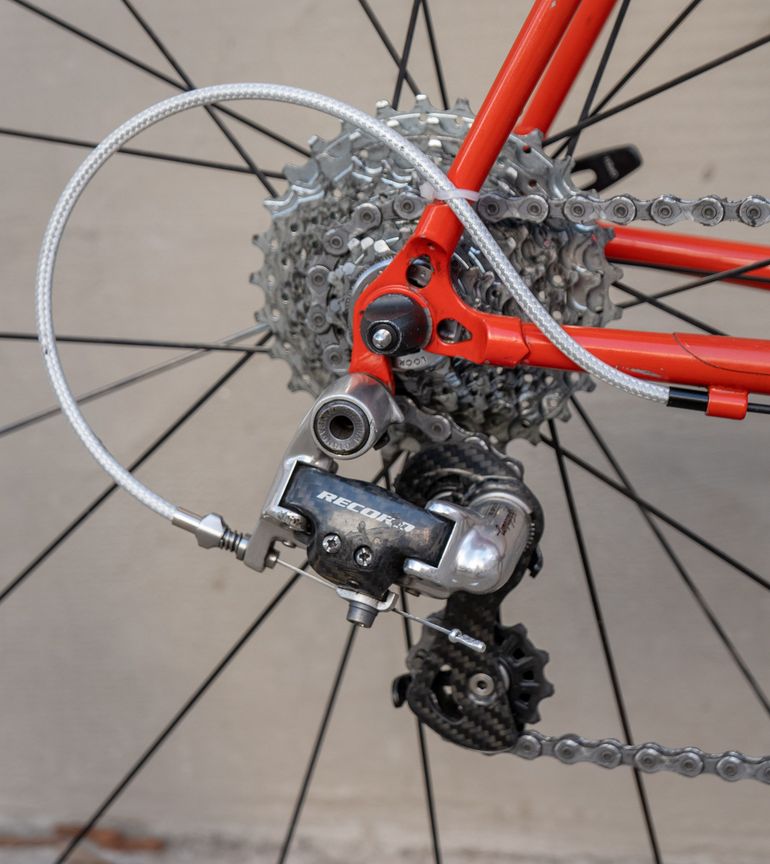 Used 3T PRIORI gravel, Campagnolo Record 1998 Road & Gravel, Red — image 2 of 14