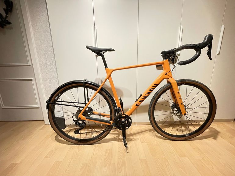 Used Canyon Grizl CF SL 6 2022 2022 Road & Gravel, Orange — image 5 of 7