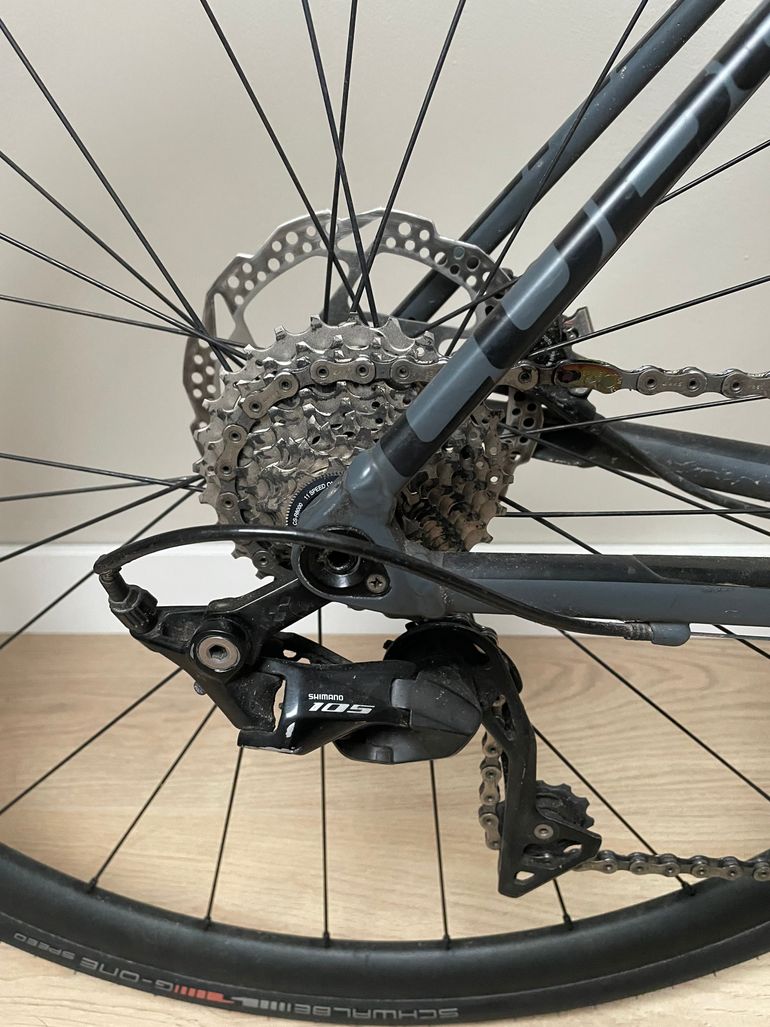Used CUBE ATTAIN SL Disc 2019 2019 Road & Gravel, Hellgrau — image 7 of 12