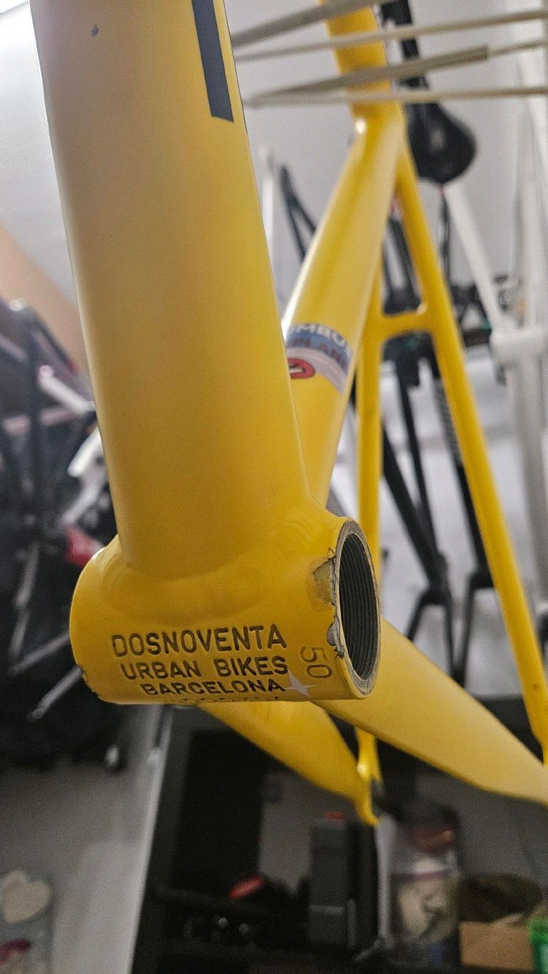 Used Cinelli DOSNOVENTA DETROIT Frameset 2018 Road & Gravel, Black — image 8 of 8