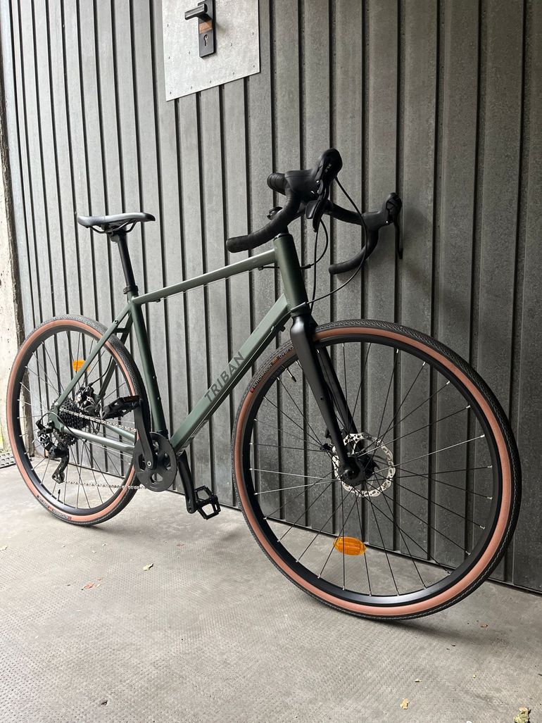 Used TRIBAN Gravel Bike GRVL 120 2024 2024 Road & Gravel, Verde — image 4 of 8