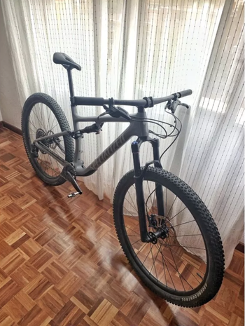 Used Specialized Epic EVO 2022 Mountainbike, Grigio chiaro — image 1 of 7