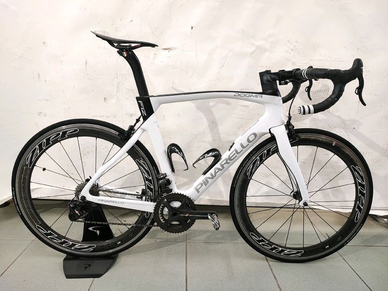 Used Pinarello F12 RIM BRAKE 2021 Road & Gravel, White — image 1 of 16