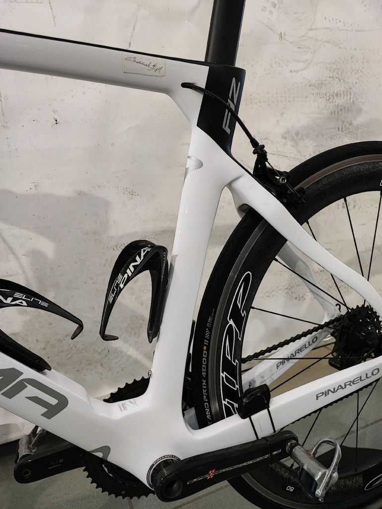 Used Pinarello F12 RIM BRAKE 2021 Road & Gravel, White — image 12 of 16