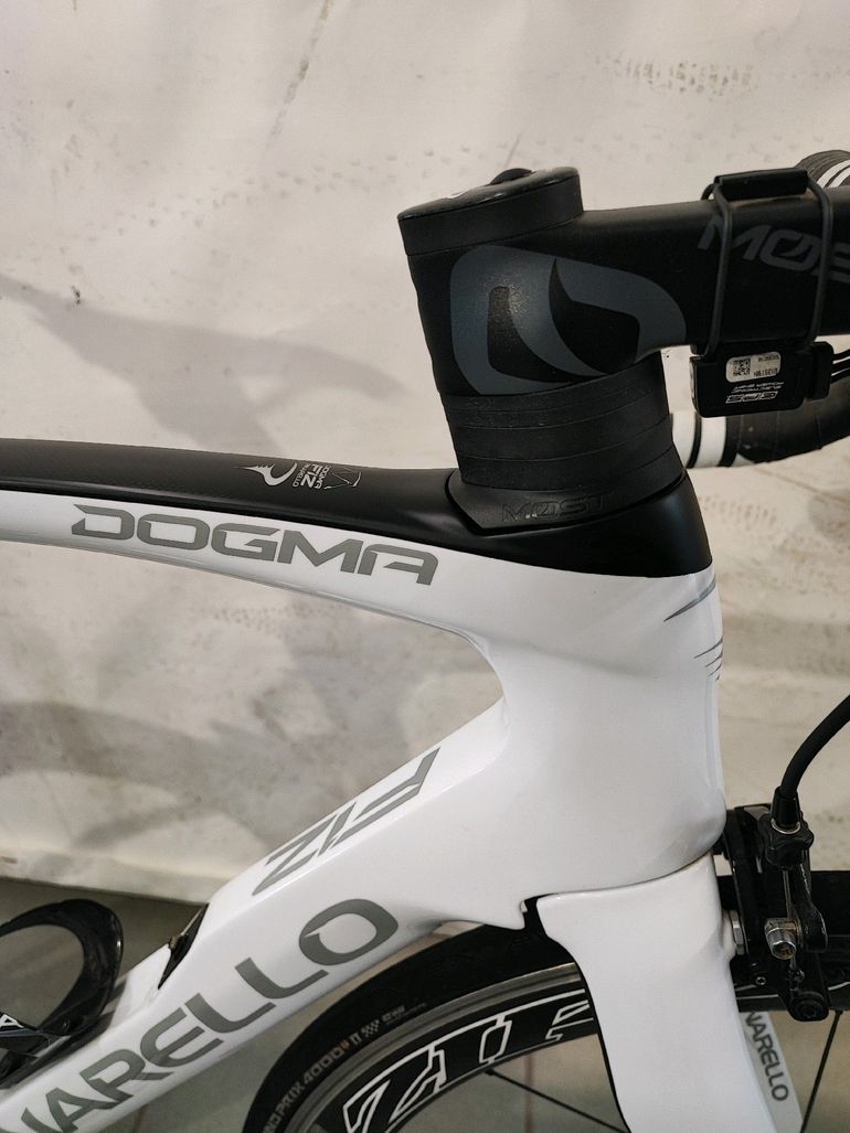 Used Pinarello F12 RIM BRAKE 2021 Road & Gravel, White — image 10 of 16